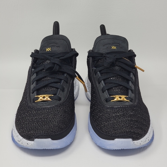 Nike LeBron 20 Black Metallic Gold White Basketball DJ5423-003 Mens Size 6 New - Picture 5 of 12